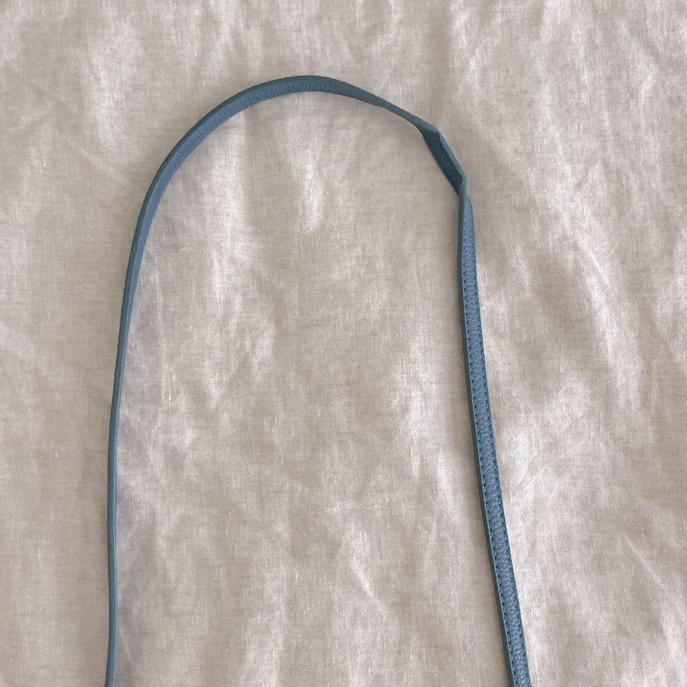 Blue Leather Crossbody - Picture 3 of 7